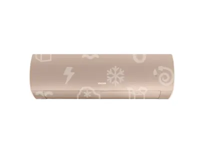 klimatizace TERREL 2,7 kW champagne - set vnitřní a venkovní jednotka, R32